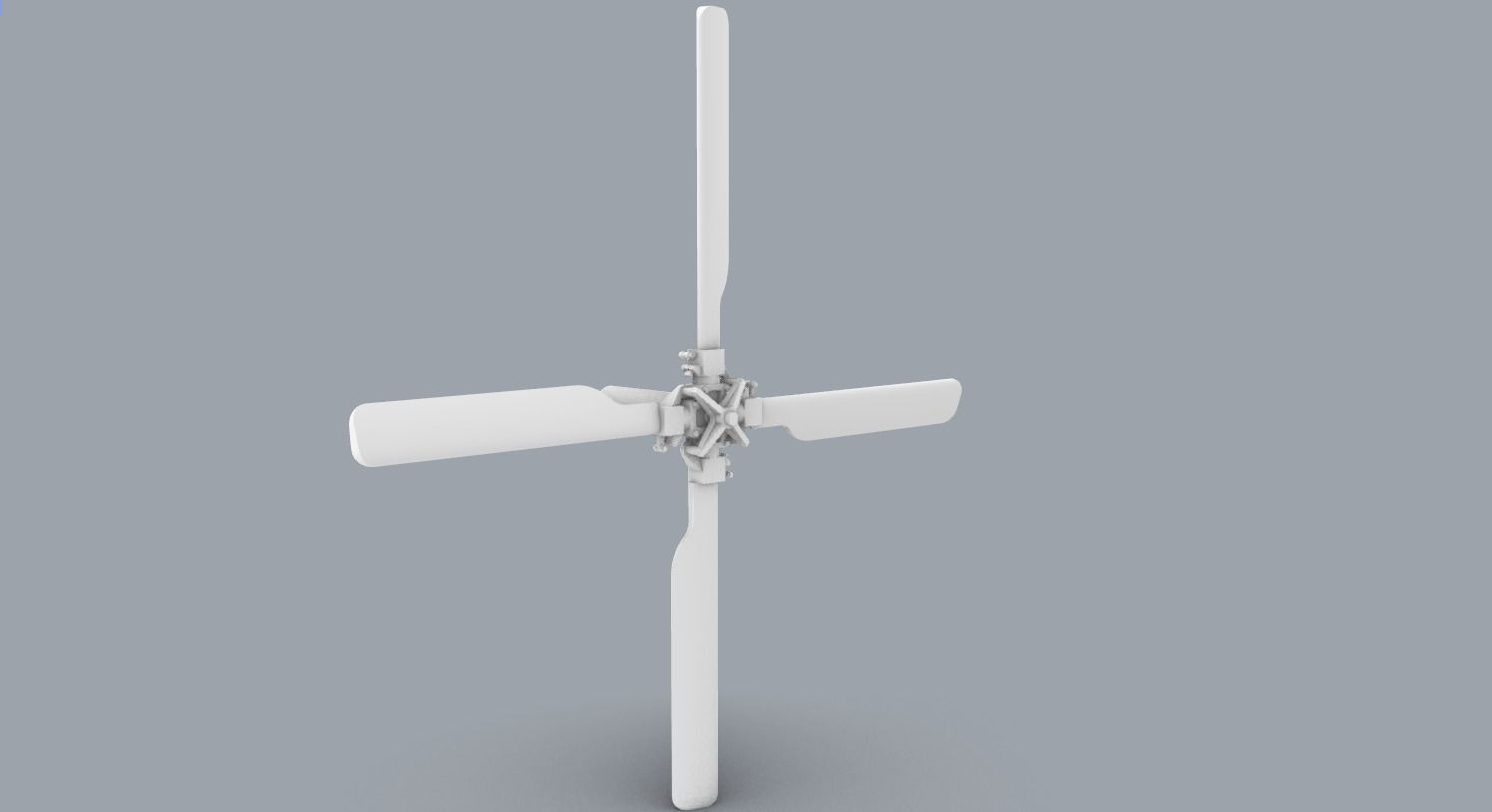 PM Sea King Wessex Tail Rotor 3D print model_16
