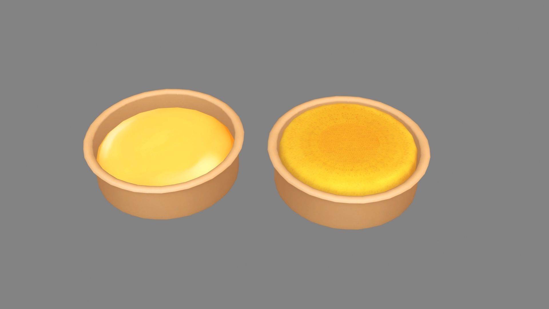 Fermented flour - baking bread - making cakes Low-poly 3D model_1