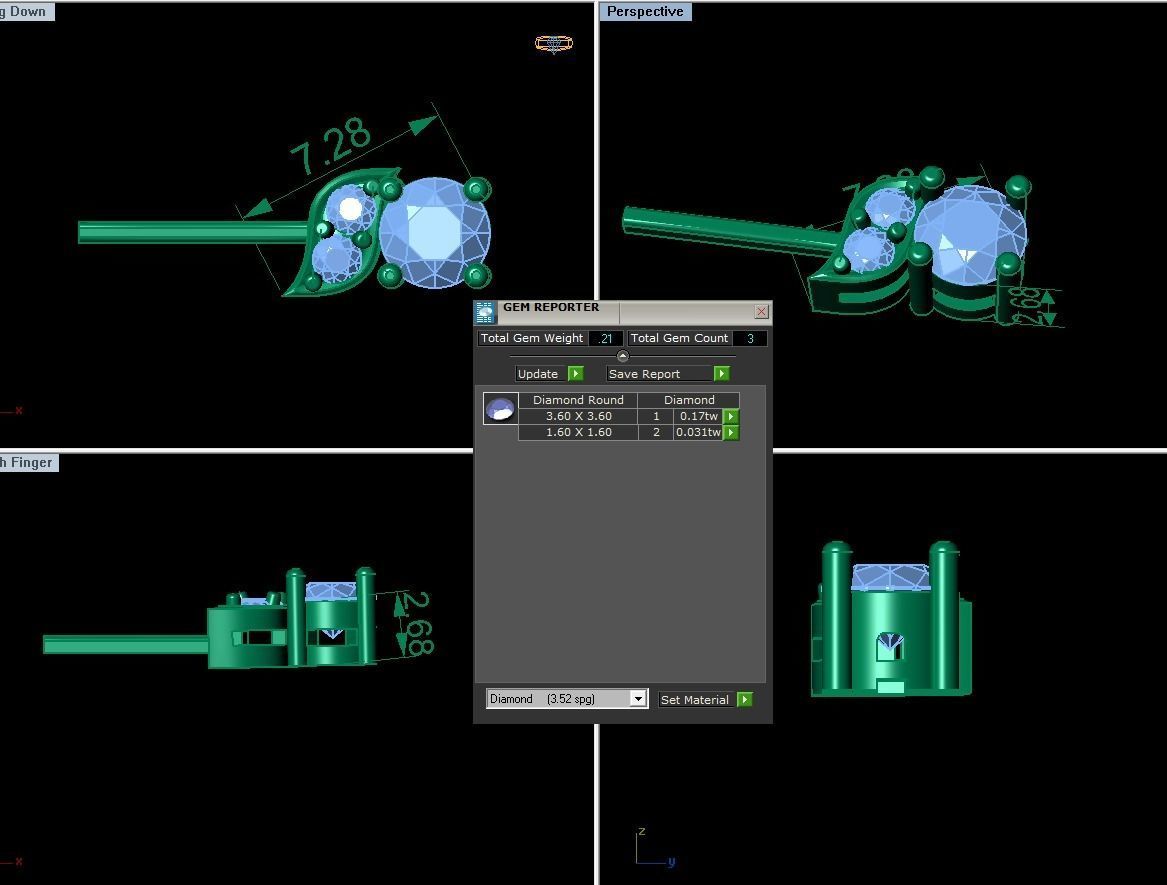 Leaf Cut Bracelet 3D print model_2