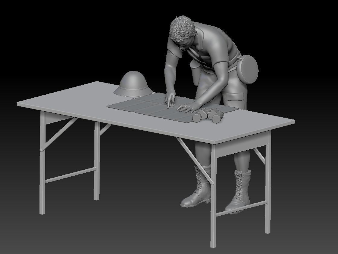 SAFARI MAP 3D print model_1