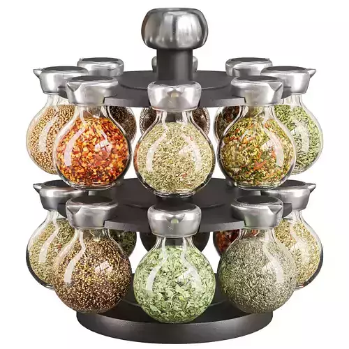 Spices for cuisine and restaurants 3D model