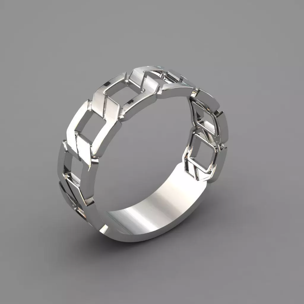 Men RING 3D print model_0
