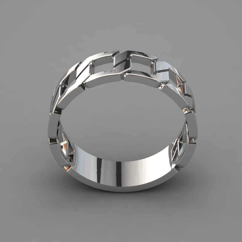 Men RING 3D print model_1