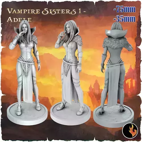 Adele - Dark Fantasy Minis STL Vol 1  