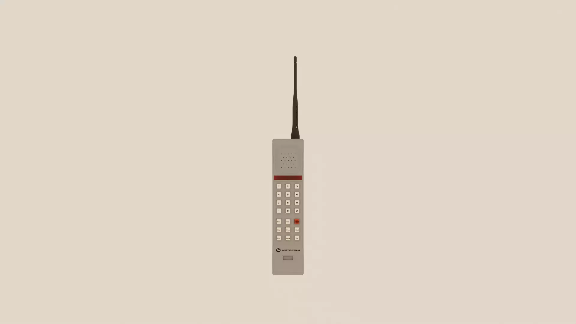 Motorola Phone Free 3D model_0