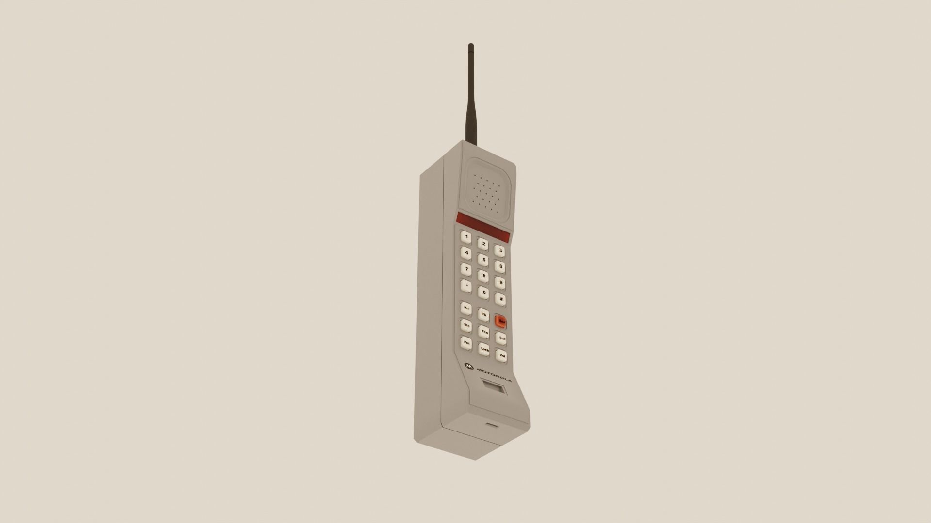 Motorola Phone Free 3D model_2