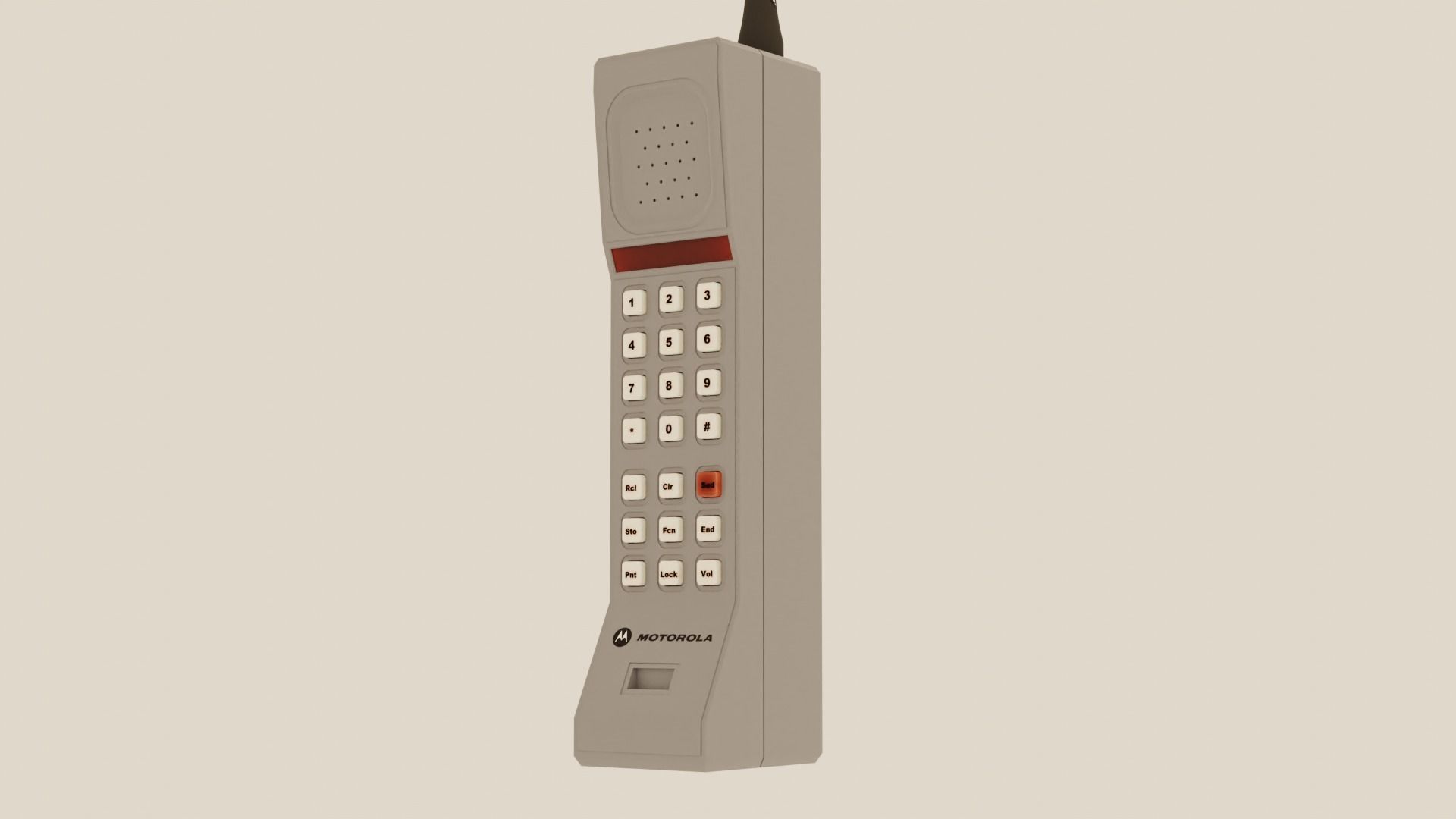 Motorola Phone Free 3D model_4