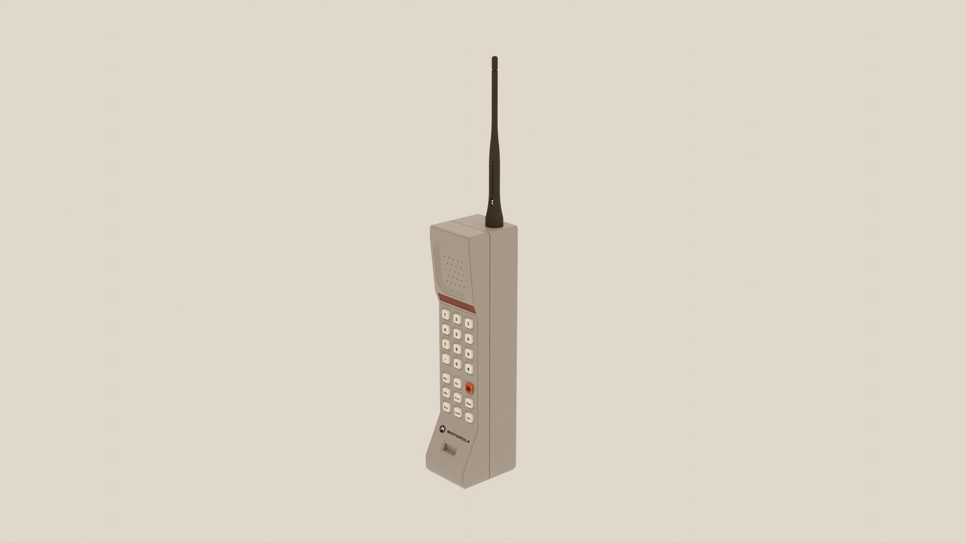 Motorola Phone Free 3D model_1