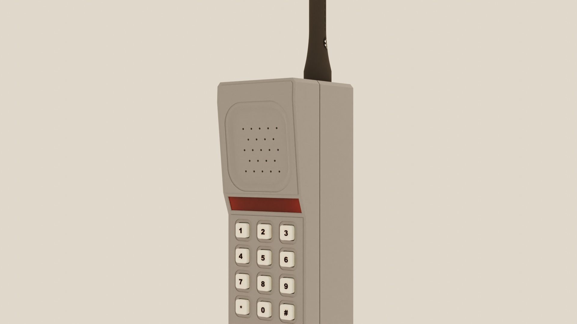 Motorola Phone Free 3D model_3