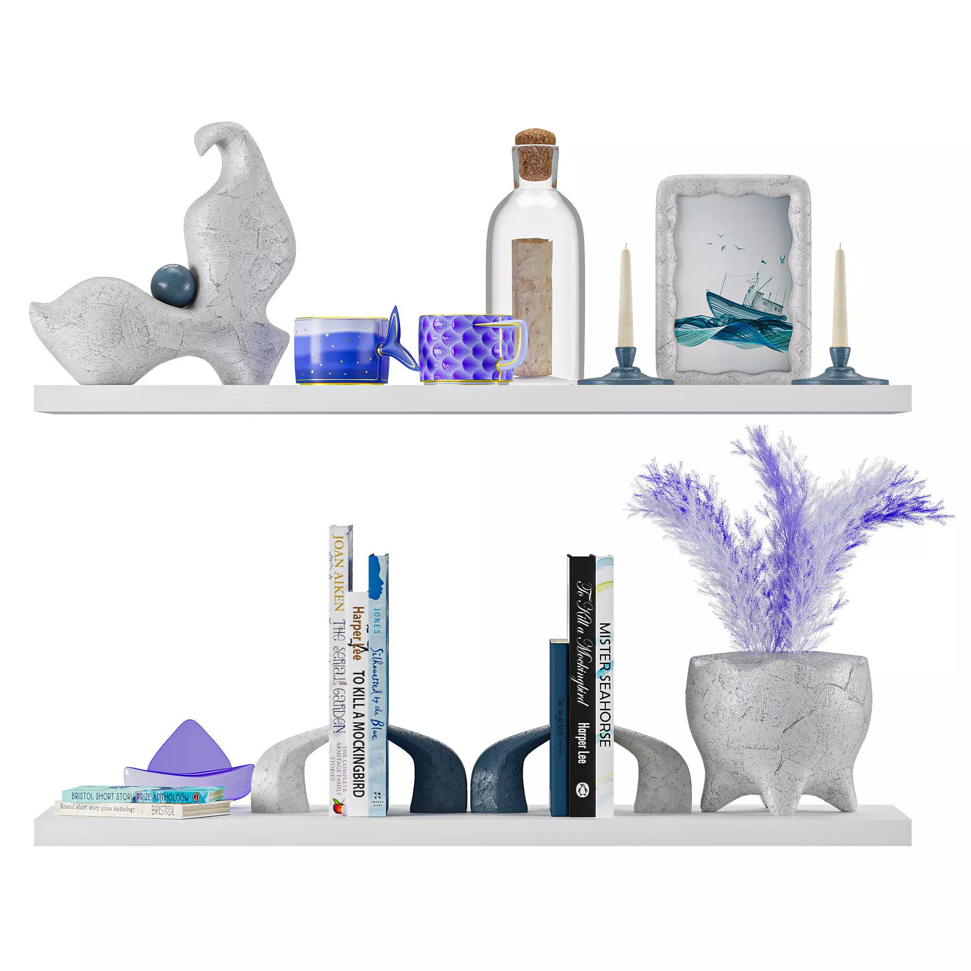 OCEAN DECORATIVE SET 3D model_0