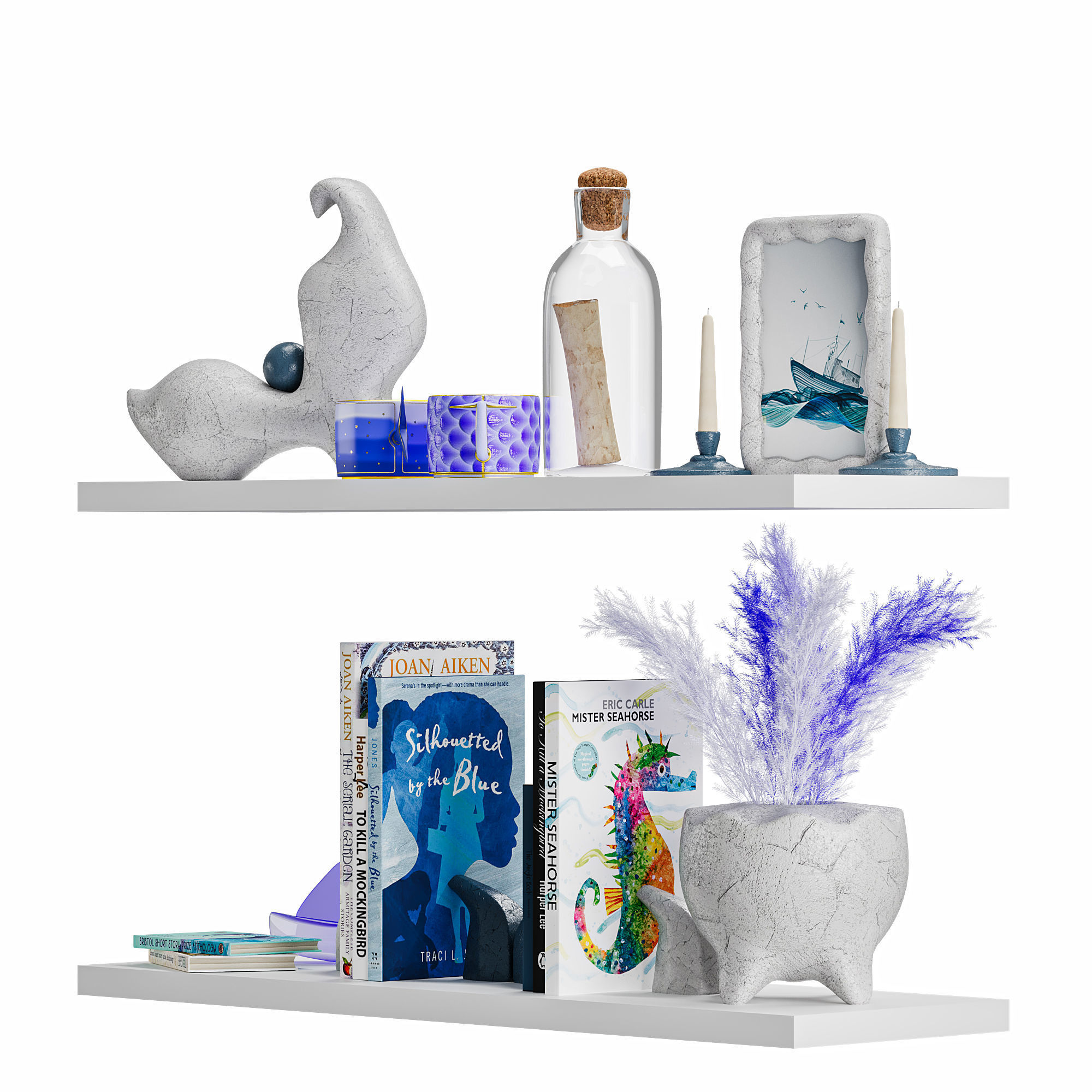 OCEAN DECORATIVE SET 3D model_1