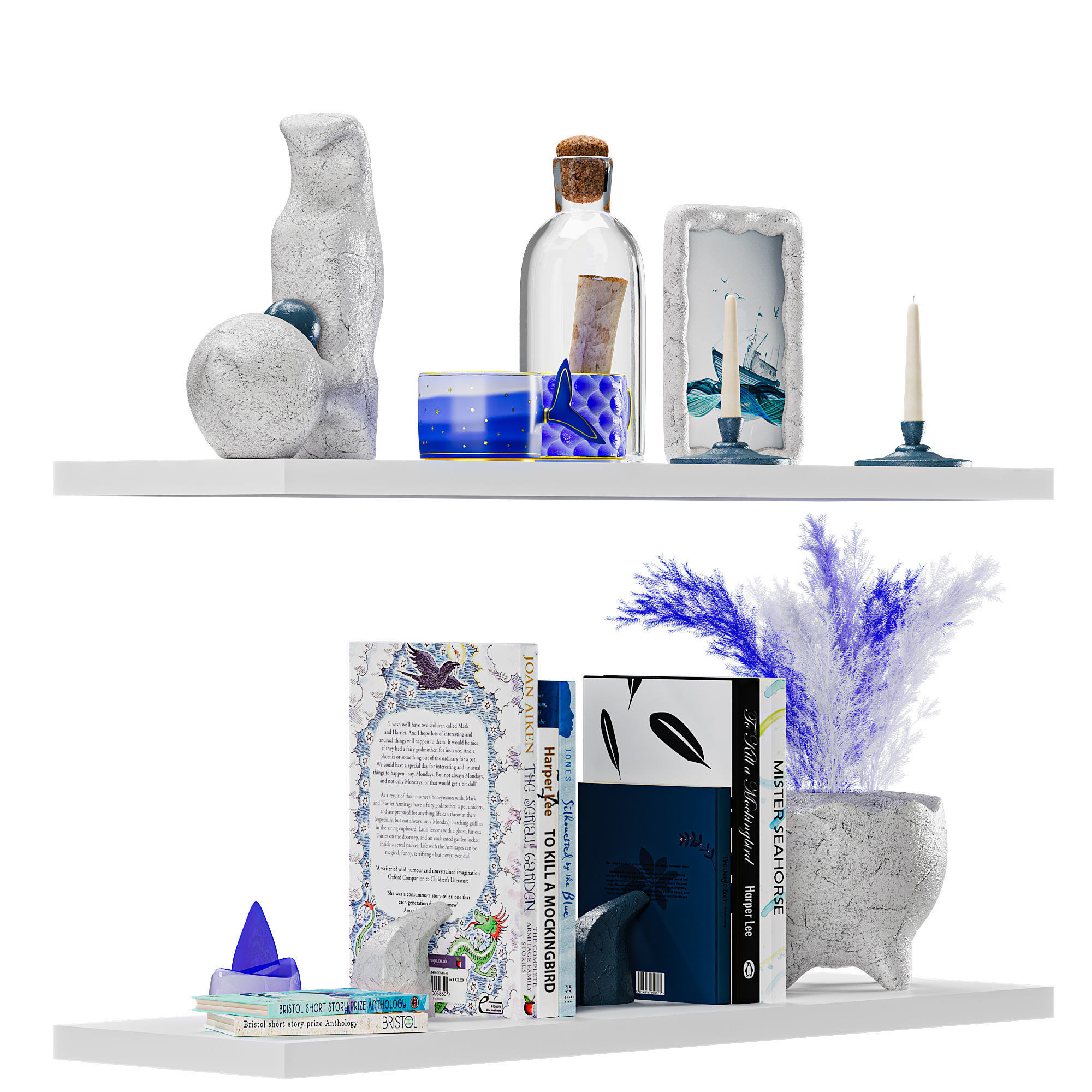 OCEAN DECORATIVE SET 3D model_2