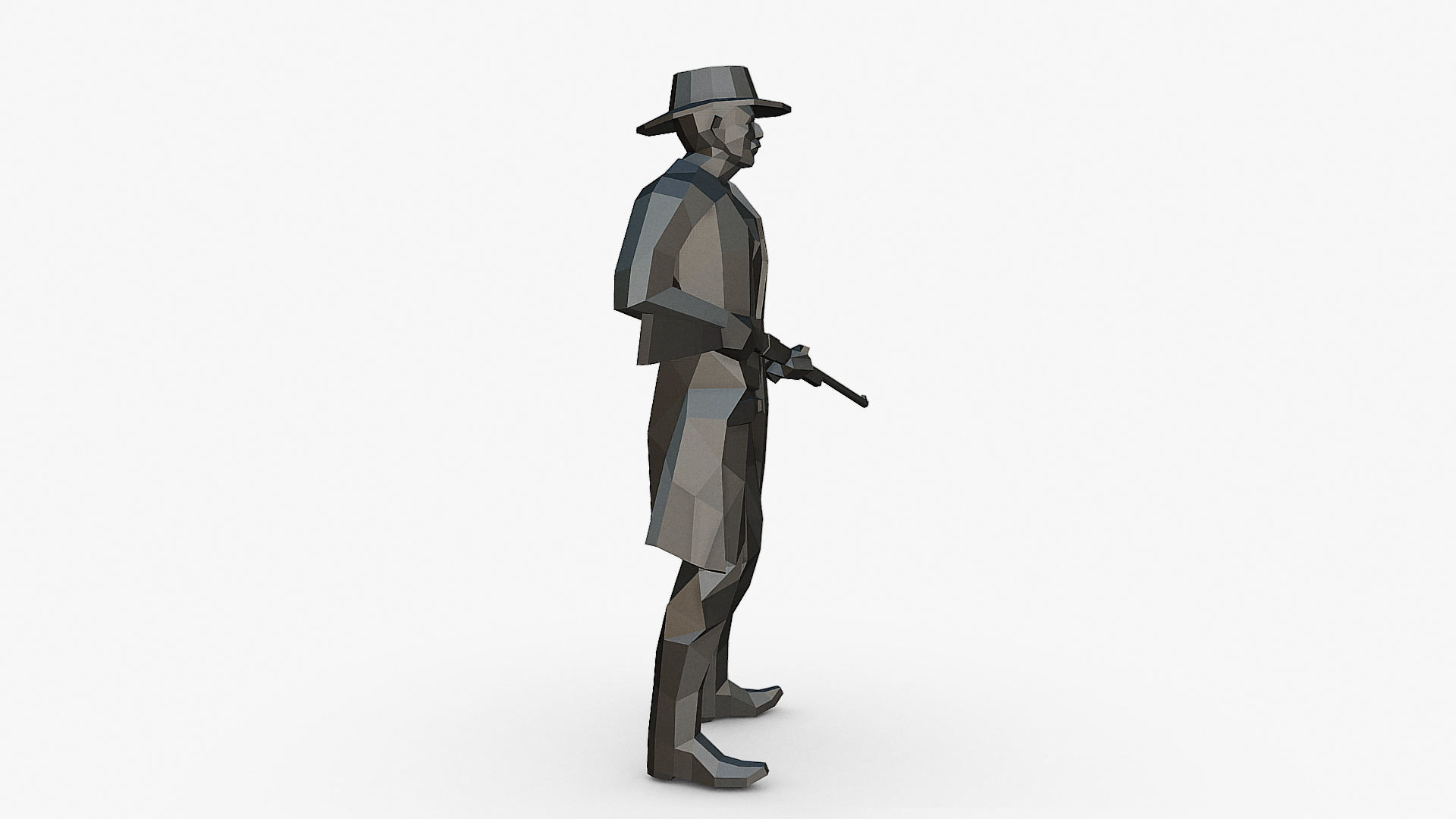 cowboy 3D print model_8