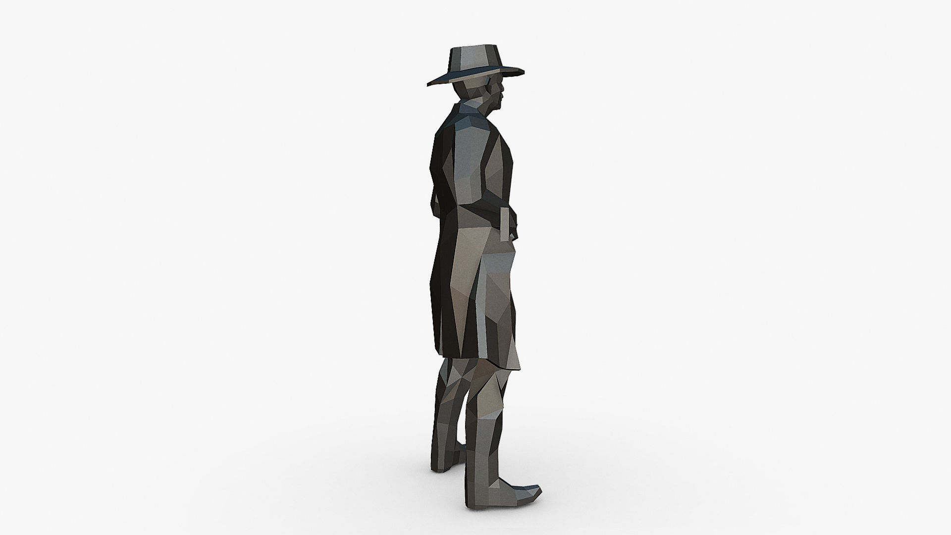 cowboy 3D print model_7