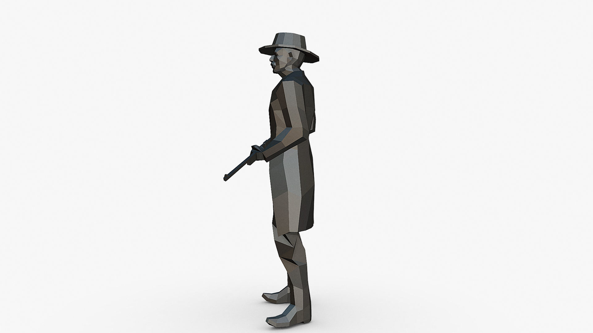 cowboy 3D print model_3