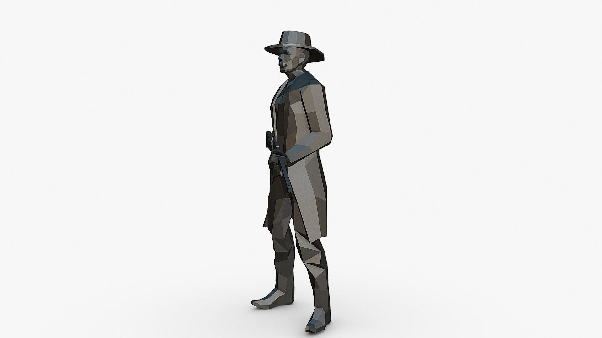 cowboy 3D print model_2