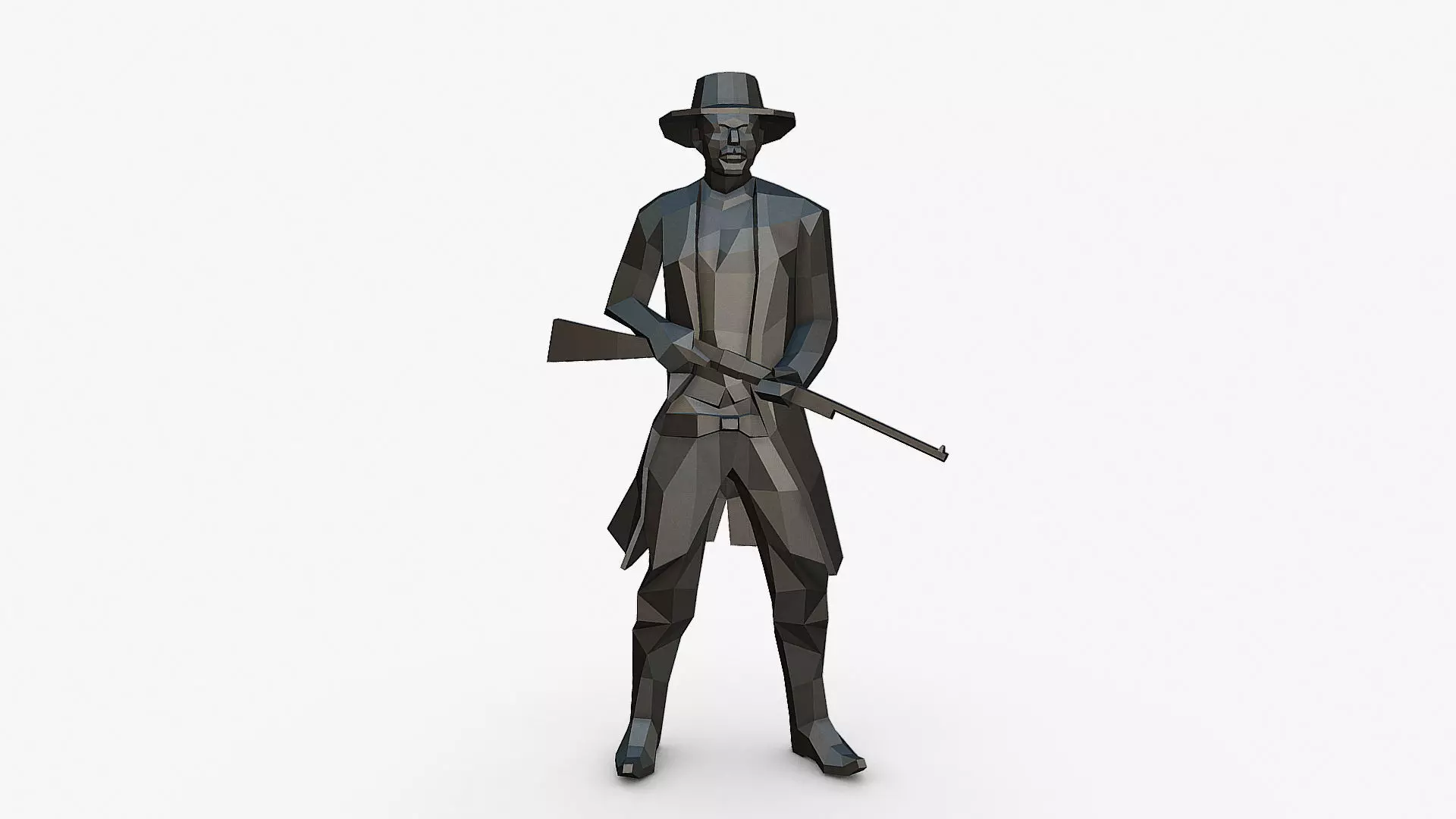 cowboy 3D print model_0