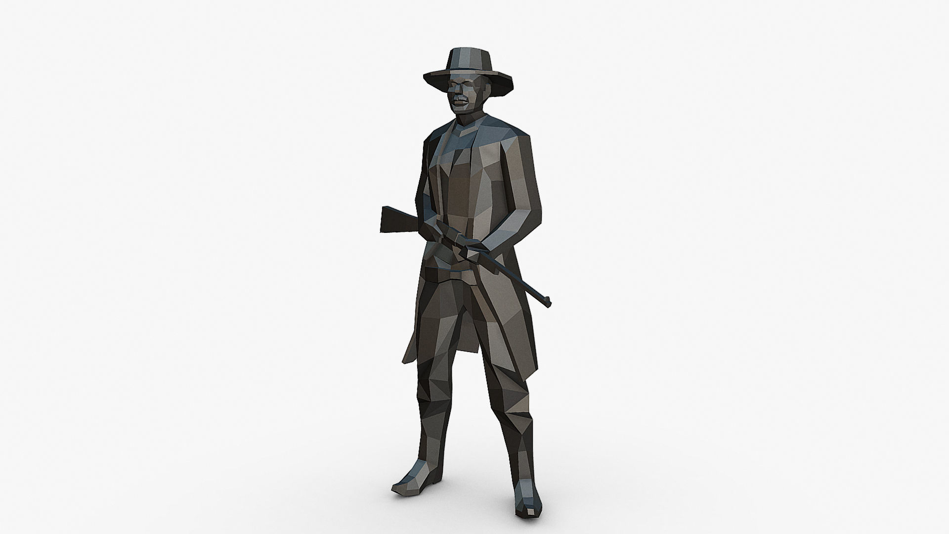 cowboy 3D print model_1