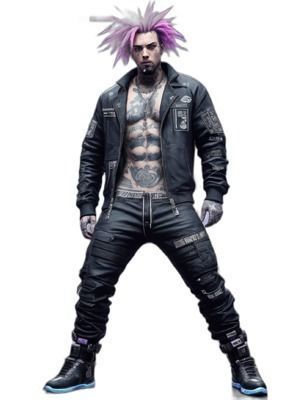 Cyberpunk Characters x30 Texture_17