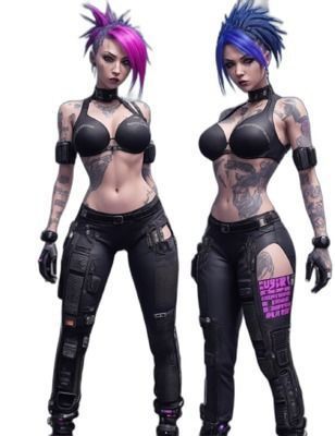 Cyberpunk Characters x30 Texture_4