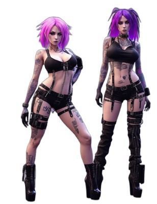Cyberpunk Characters x30 Texture_15