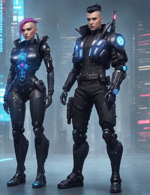 Cyberpunk Characters x30 Texture_6