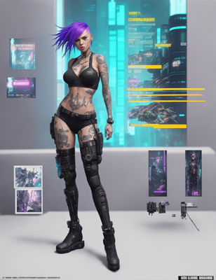 Cyberpunk Characters x30 Texture_22