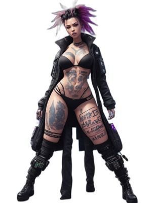Cyberpunk Characters x30 Texture_25