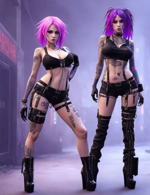 Cyberpunk Characters x30 Texture_14