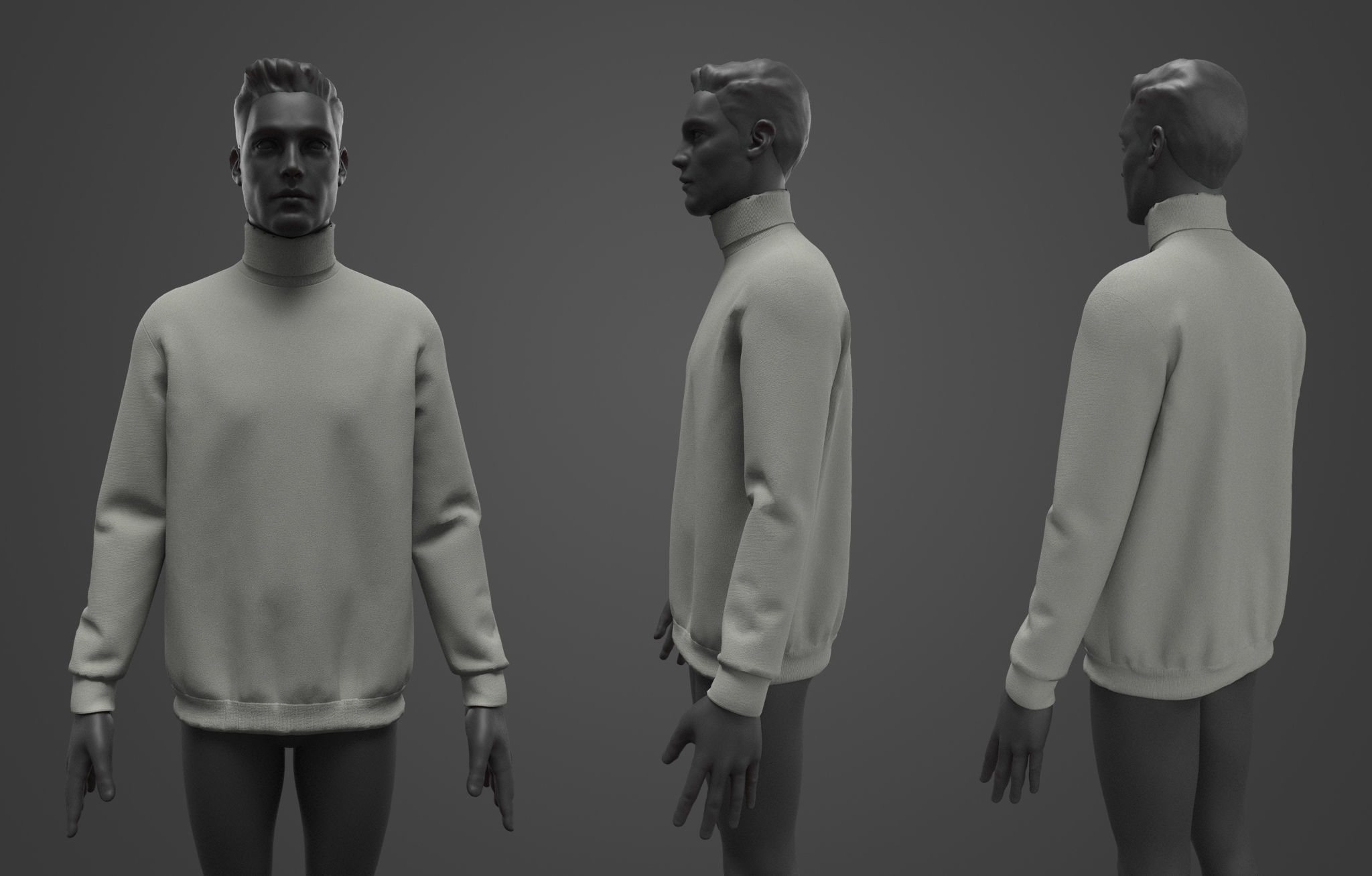 7 TYPES OF CLOTHES 3D Model 3D model_5