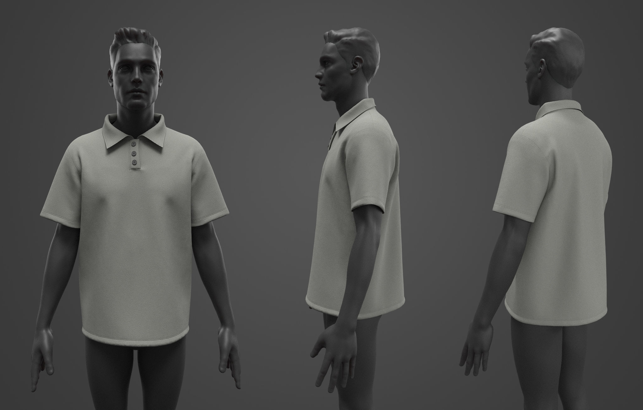 7 TYPES OF CLOTHES 3D Model 3D model_4