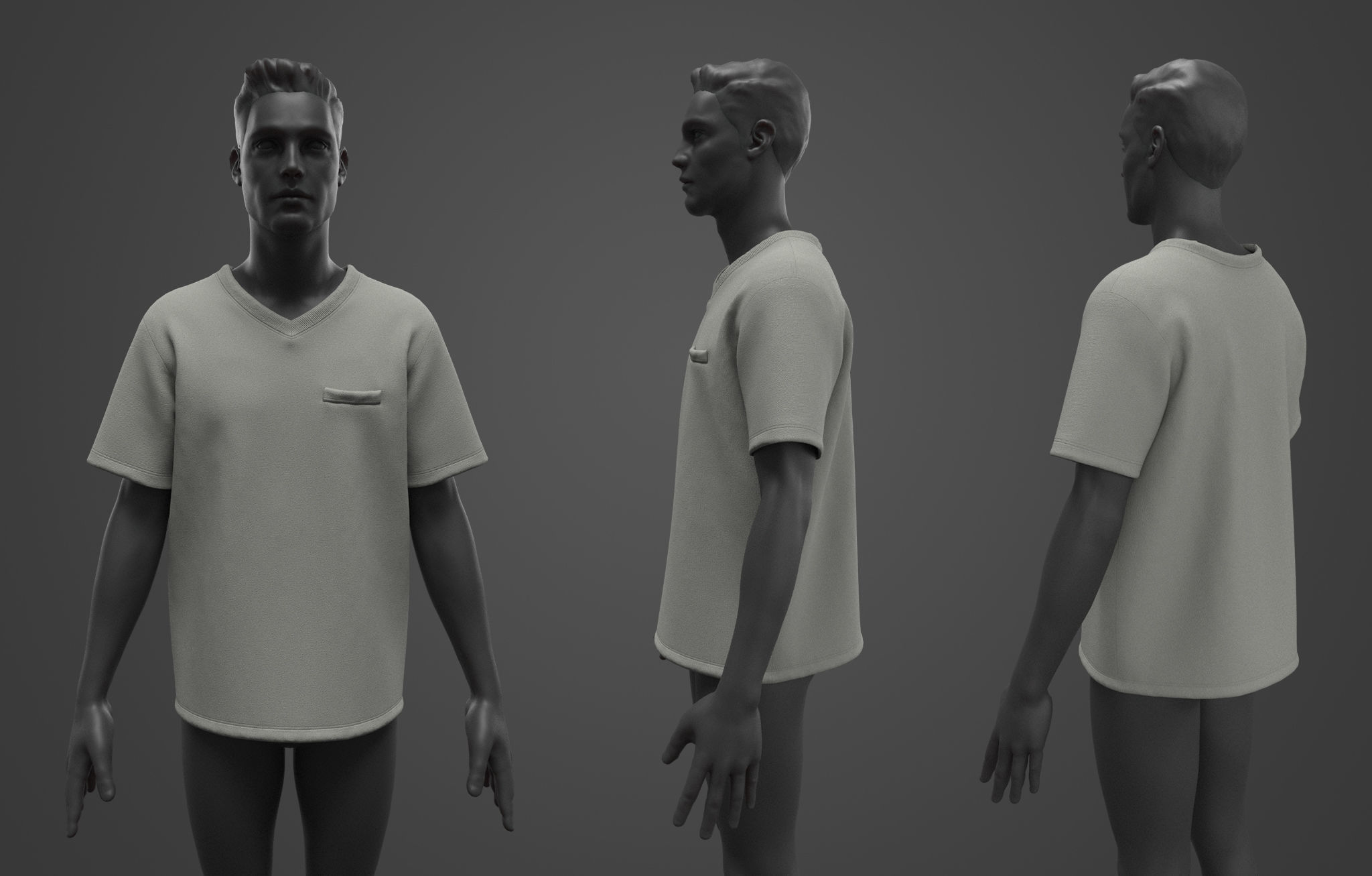 7 TYPES OF CLOTHES 3D Model 3D model_1