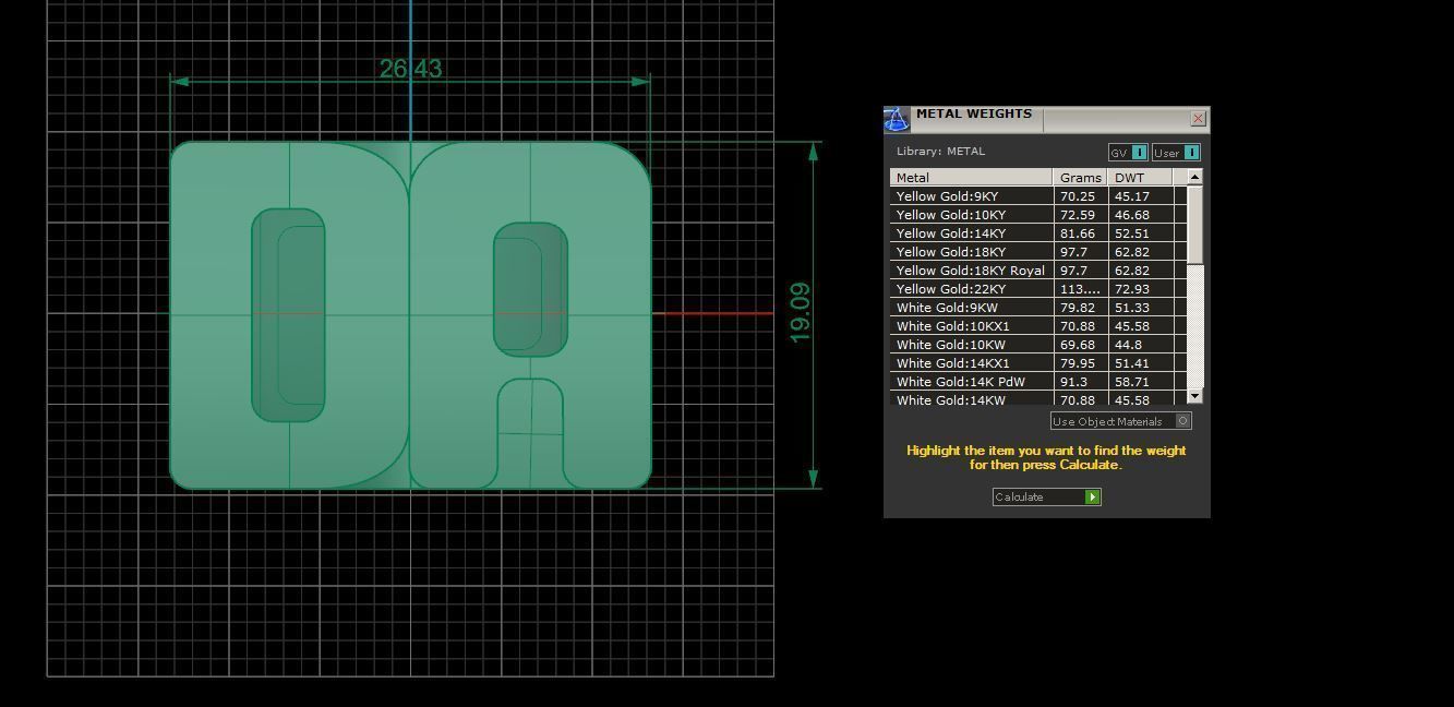 Initial ring 3D print model_2