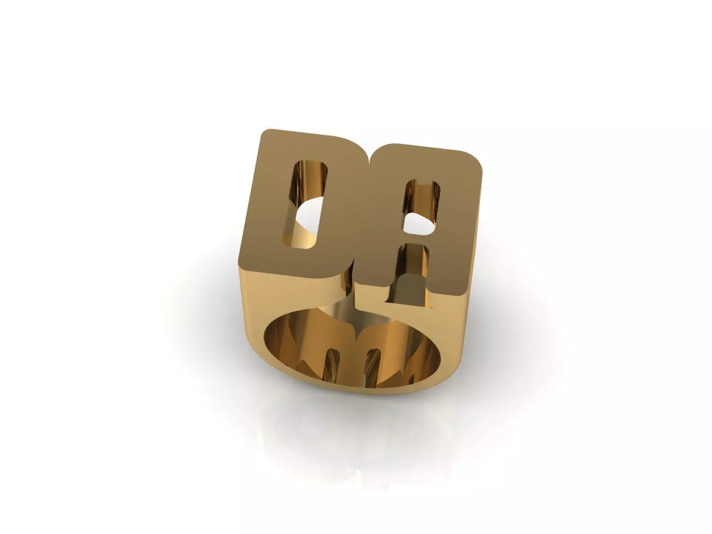 Initial ring 3D print model_0