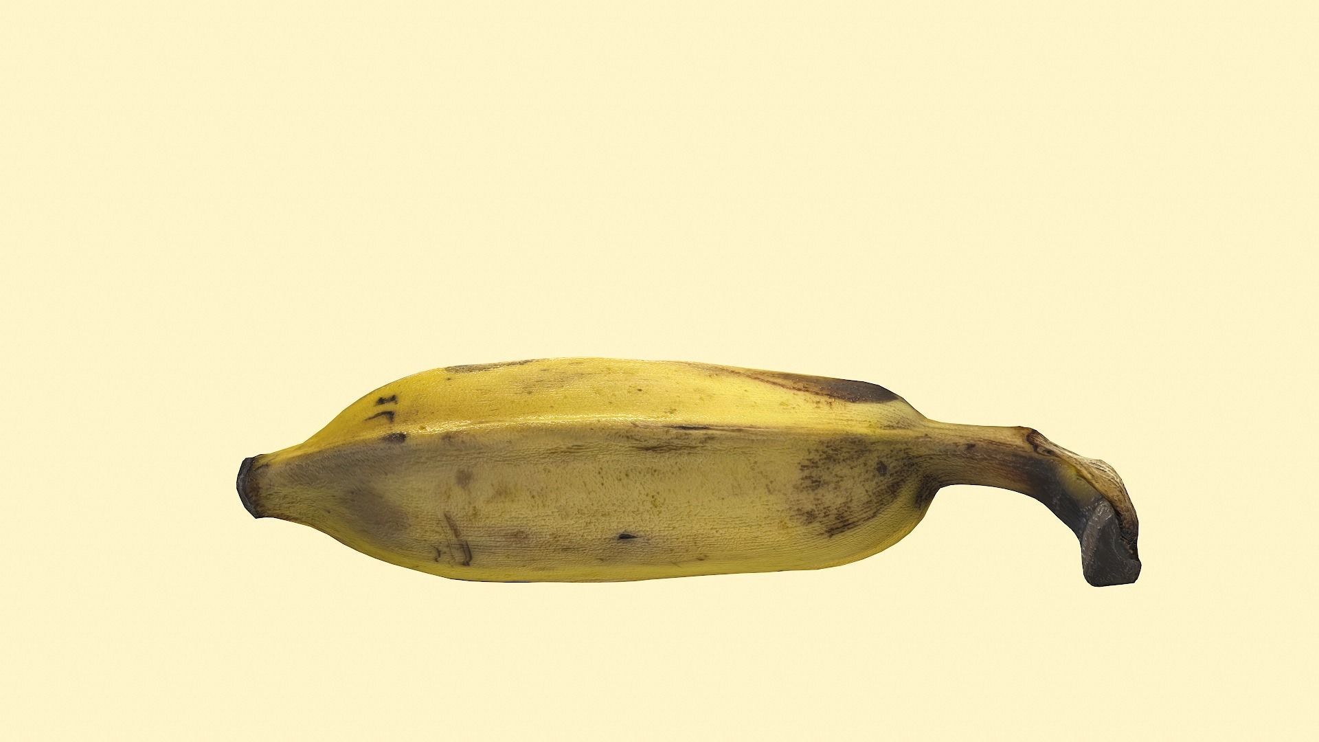 Realistic Sugar banana 2 Low-poly 3D model_4