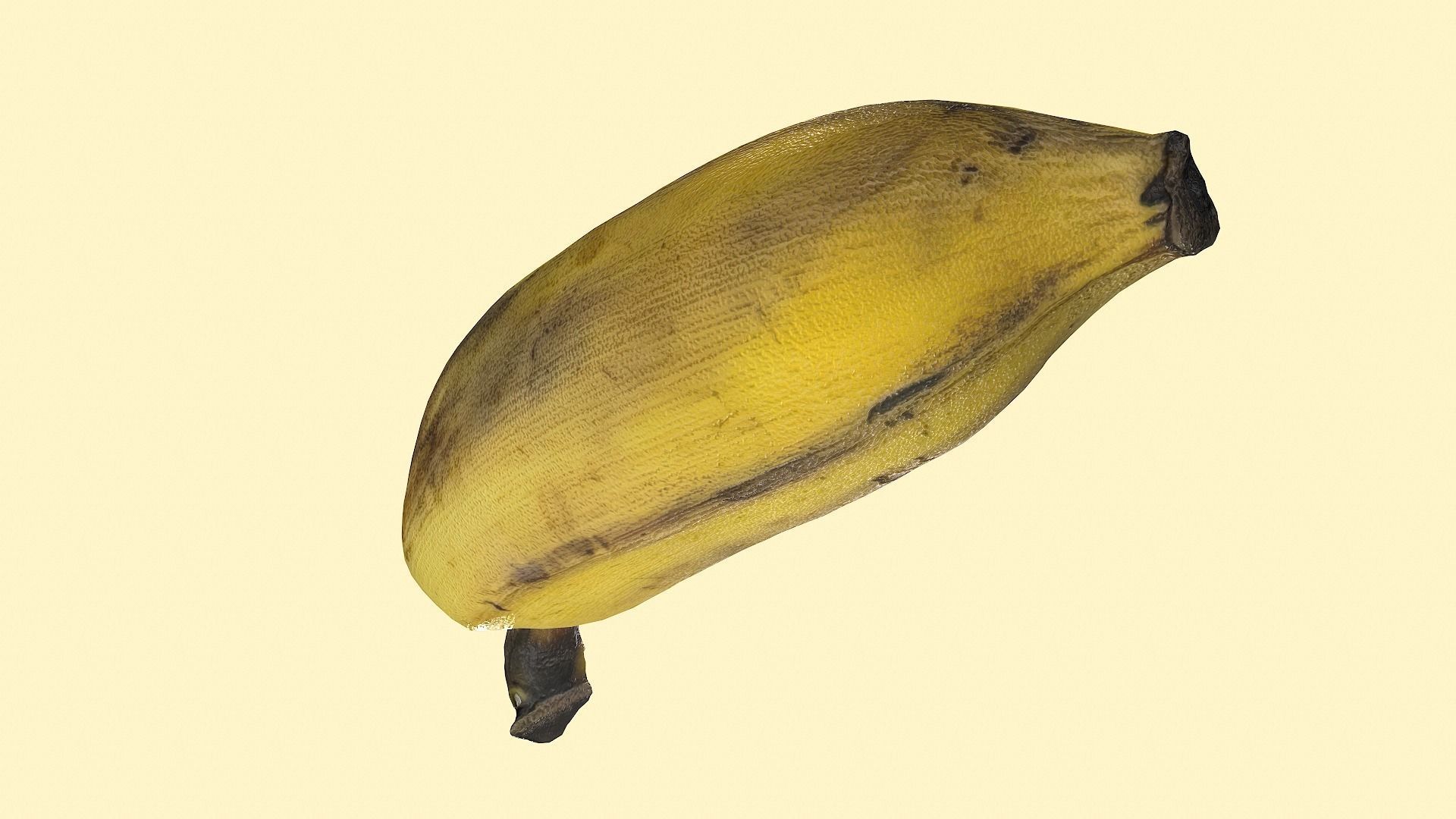 Realistic Sugar banana 2 Low-poly 3D model_11