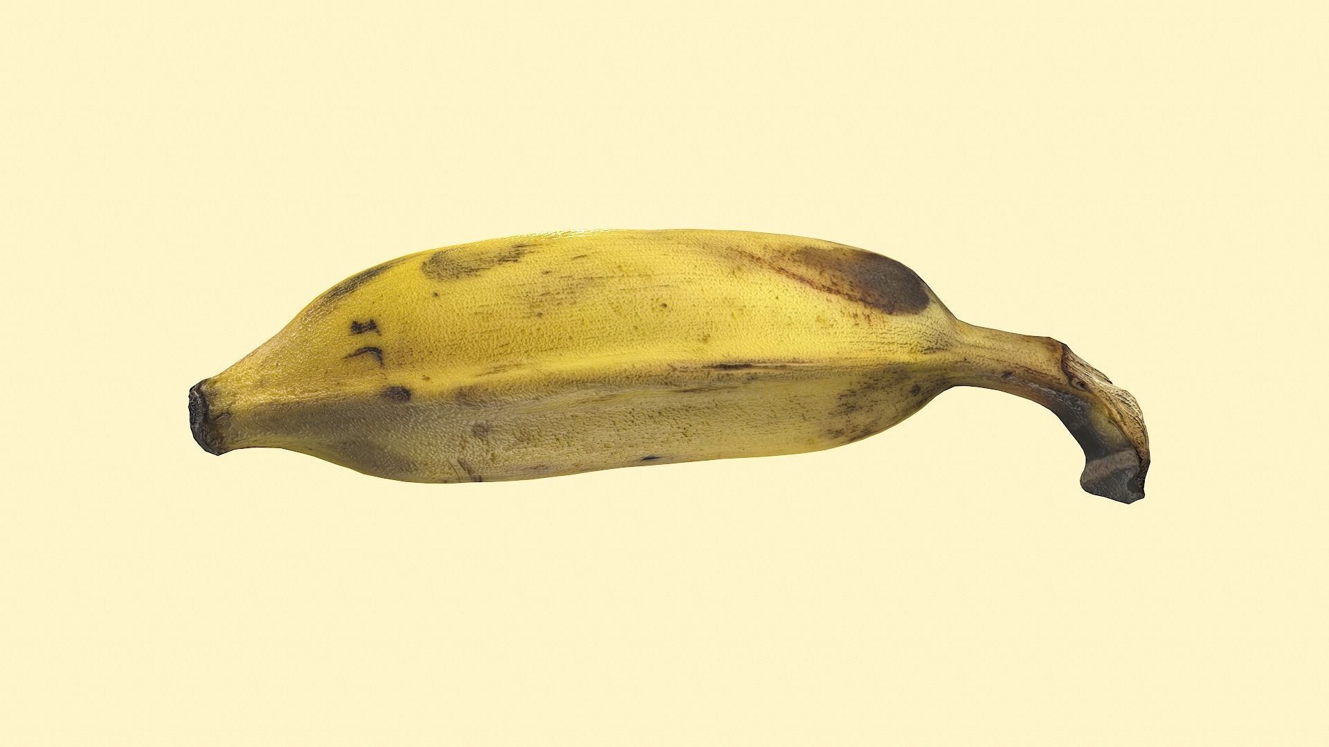 Realistic Sugar banana 2 Low-poly 3D model_10