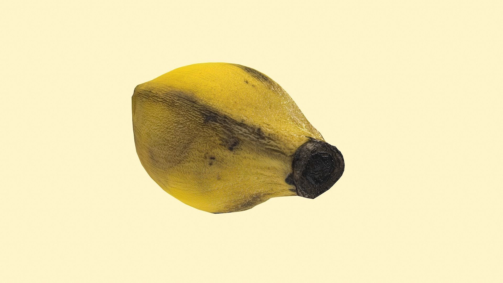 Realistic Sugar banana 2 Low-poly 3D model_7
