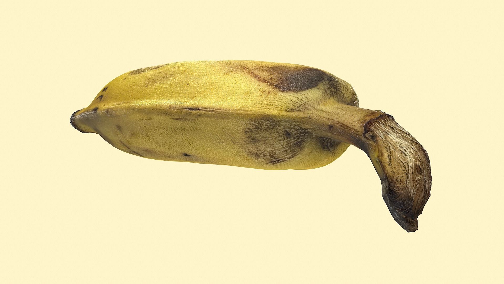 Realistic Sugar banana 2 Low-poly 3D model_8