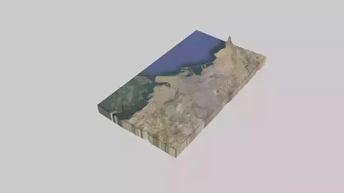 Karachi City  Low-poly 3D model