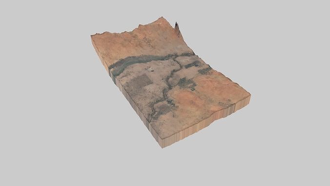 KHARTOUM City  Low-poly 3D model