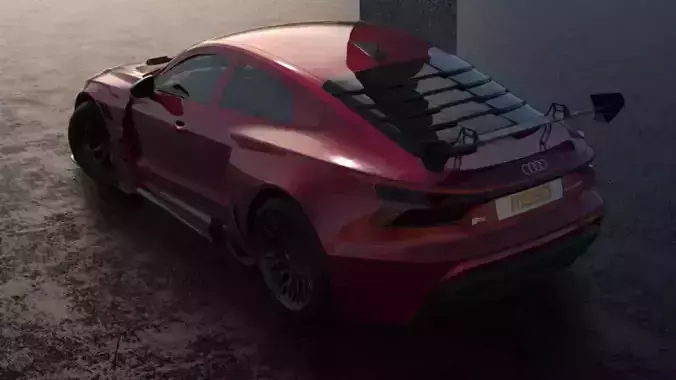 Audi E-Tron GT Wide Body Kit 3D model
