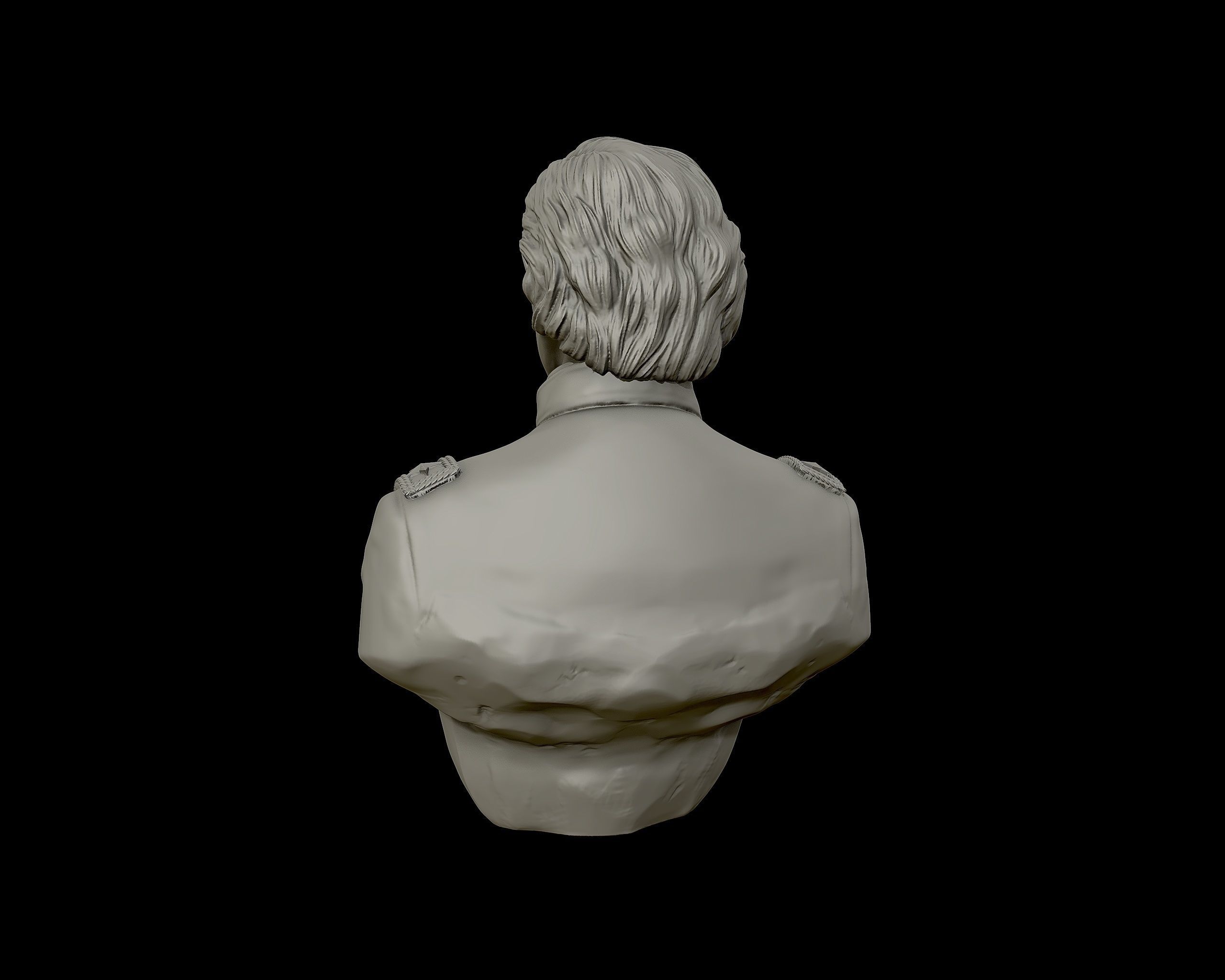 Gouverneur Warren sculpture 3D print model_16