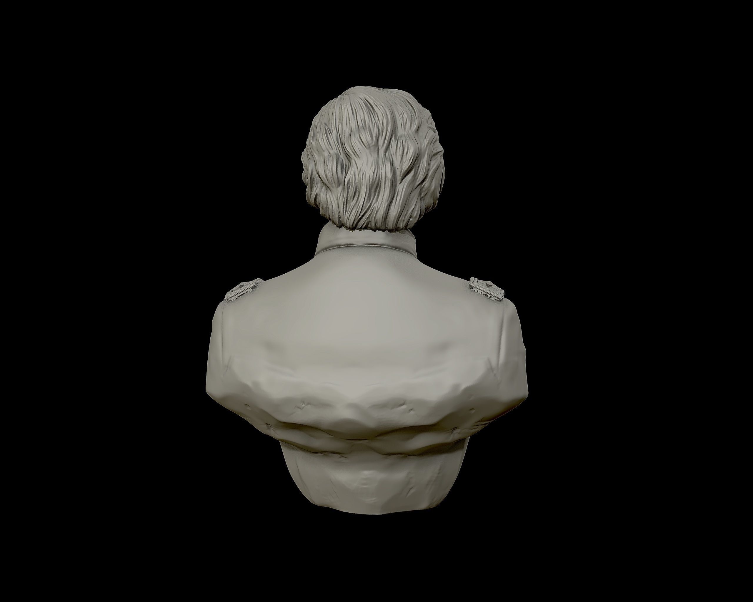 Gouverneur Warren sculpture 3D print model_9