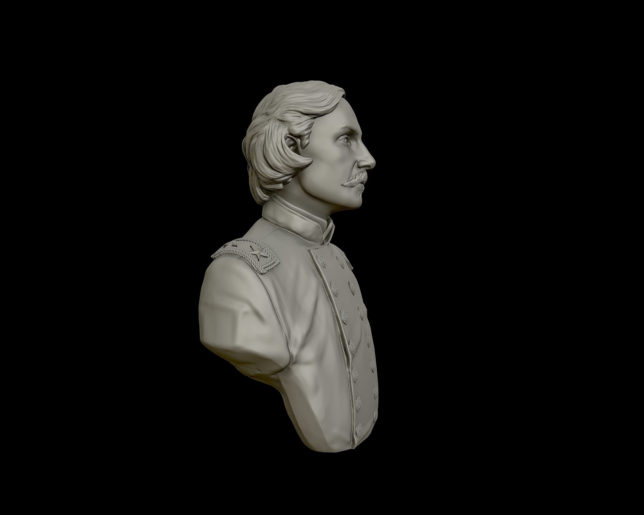 Gouverneur Warren sculpture 3D print model_19