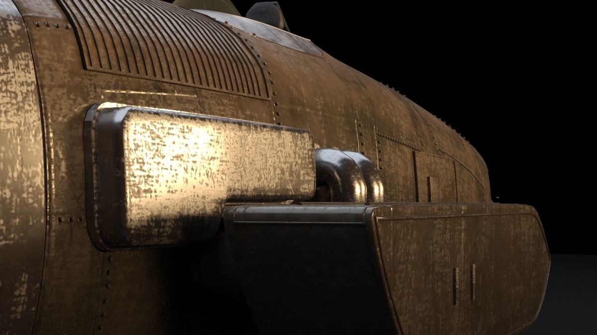 Vintage Race Car 3D model_11