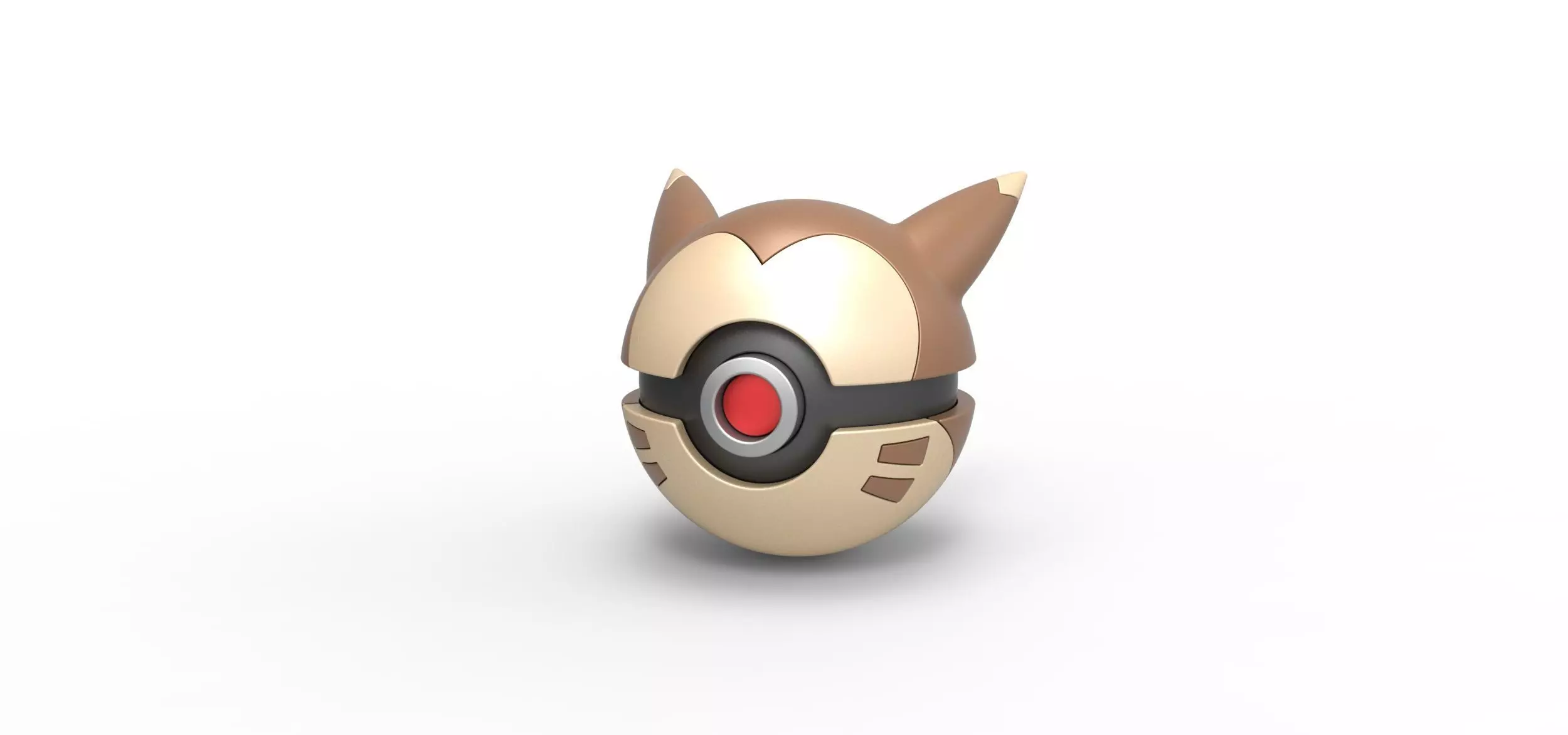 Furret orb 3D print model_0