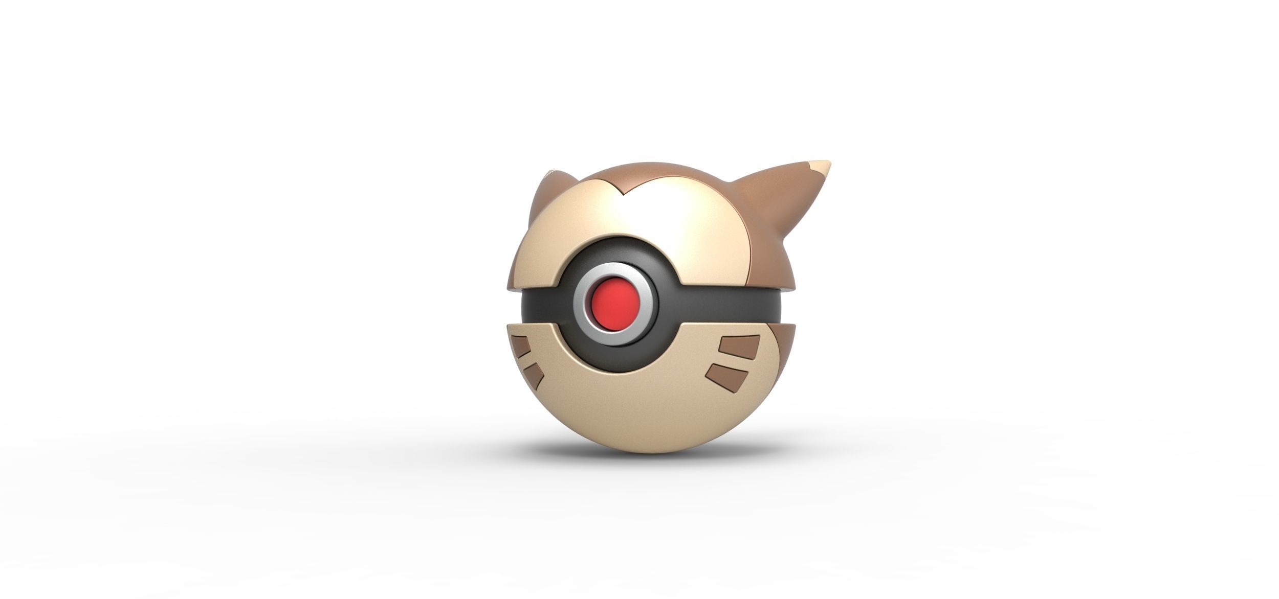 Furret orb 3D print model_1