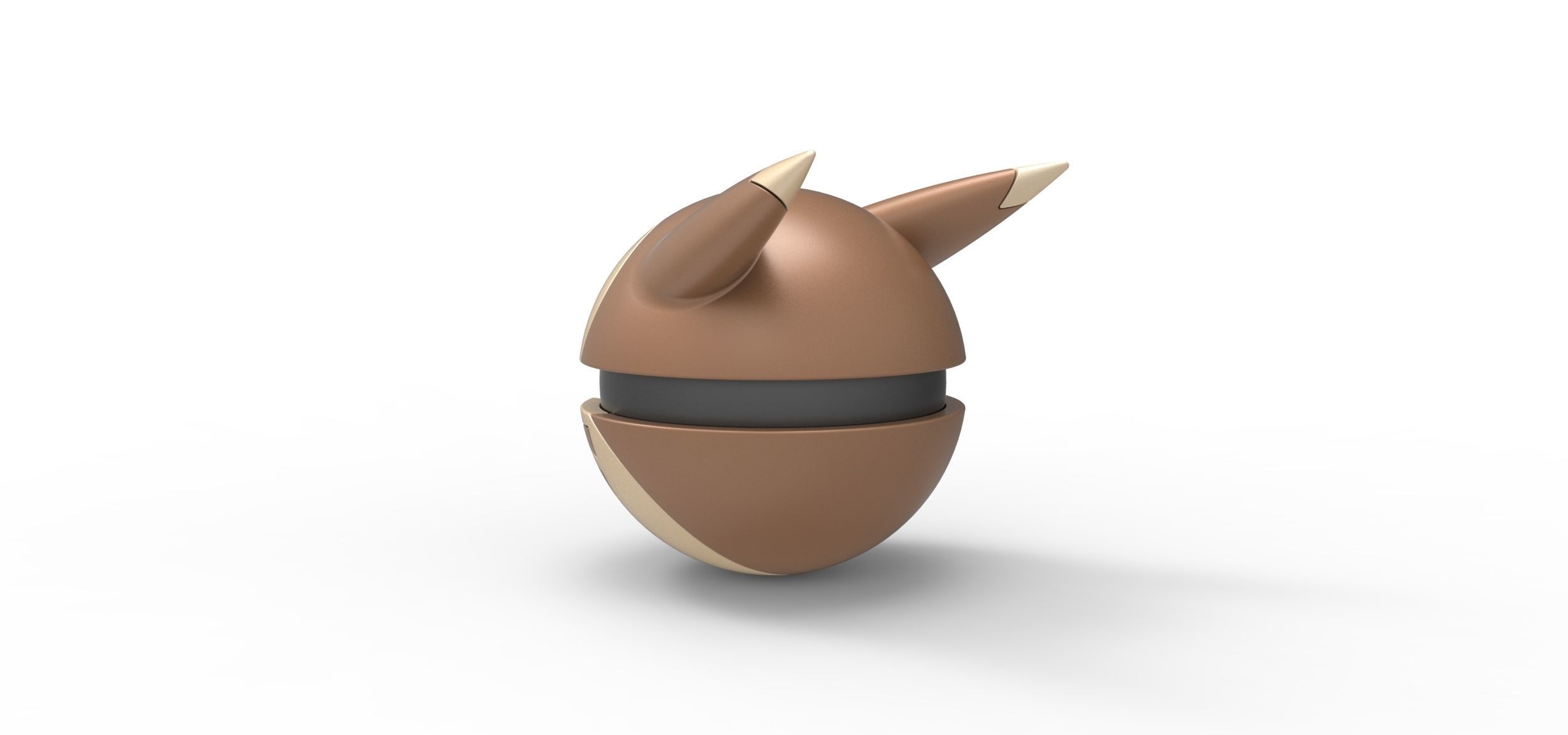 Furret orb 3D print model_7