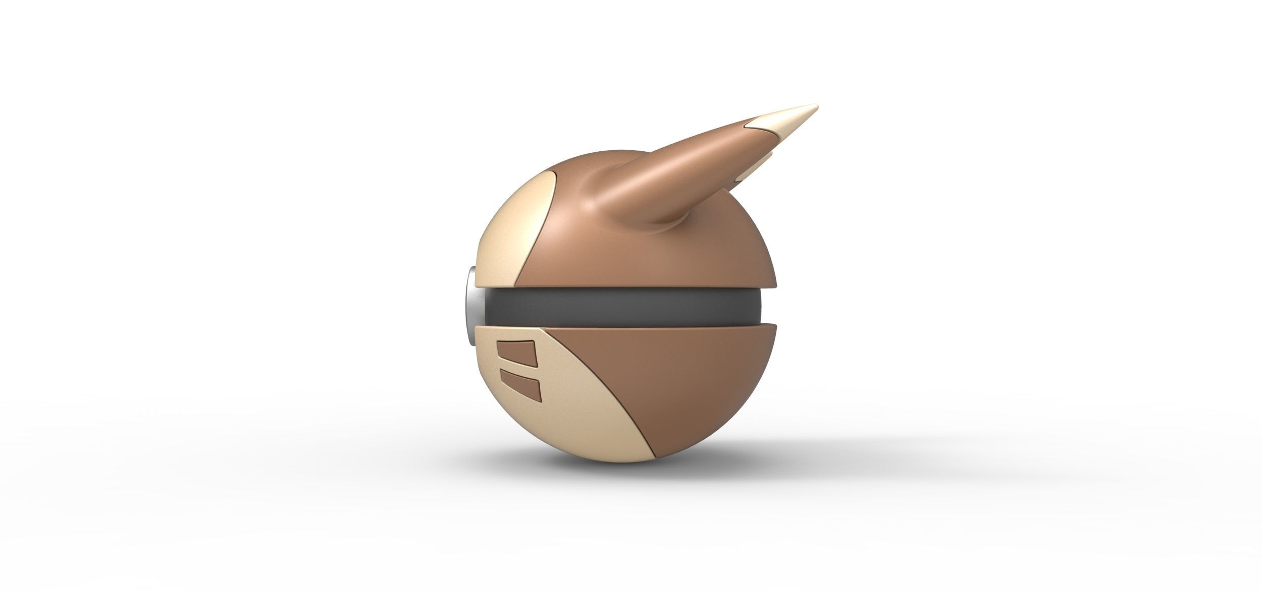 Furret orb 3D print model_6
